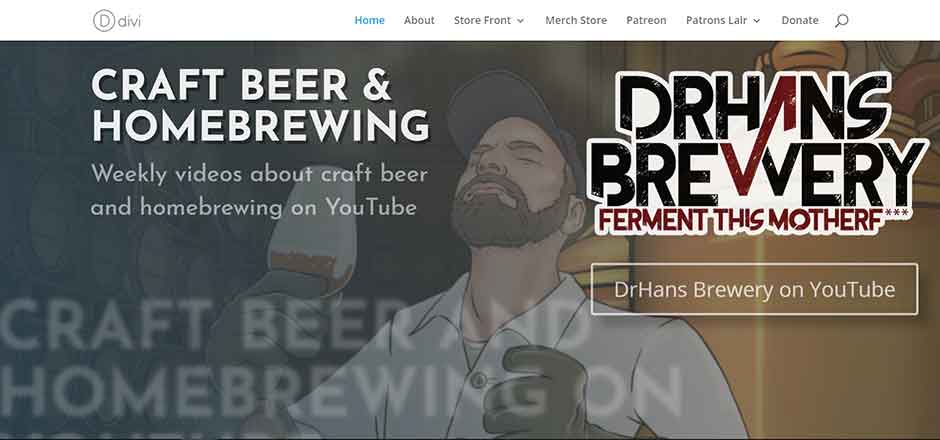 The New DrHans Brewery Website