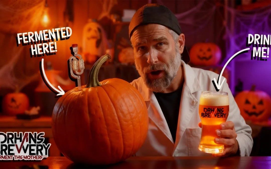 Brewing Beer Inside a Pumpkin – Behind the Scenes of My Halloween Special