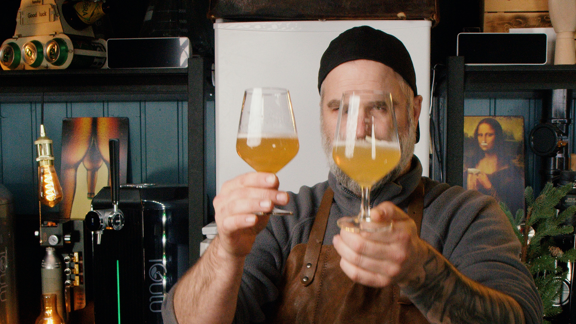 Cider color change after back sweetening