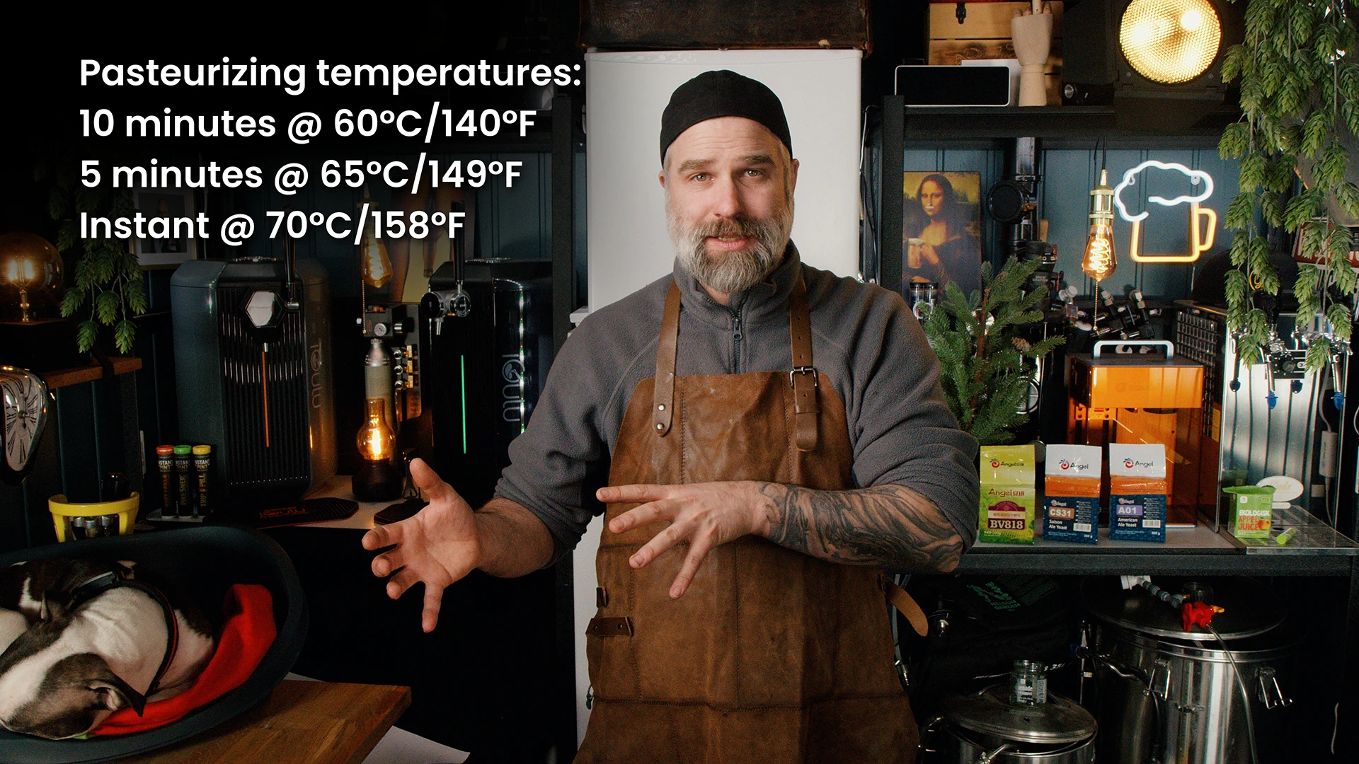 Pasteurization</p>
<p>Heat to:</p>
<p>60°C (140°F) for 10 minutes</p>
<p>65°C (149°F) for 5 minutes</p>
<p>Above 70°C (158°F) = nearly instant kill