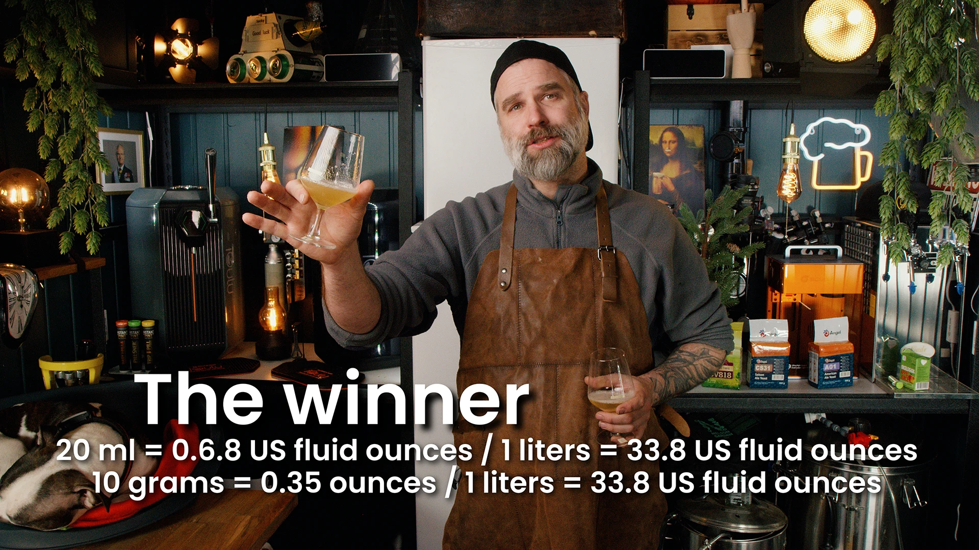 The winning back sweetening amount in cider