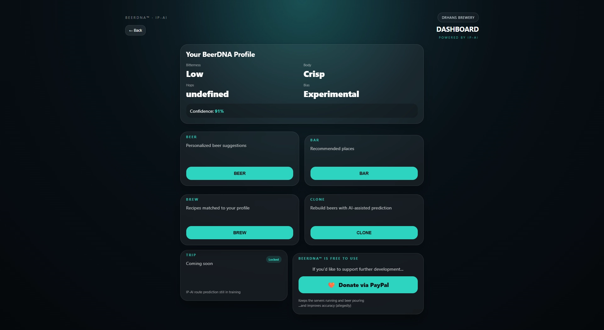 BeerDNA Desktop Beer App